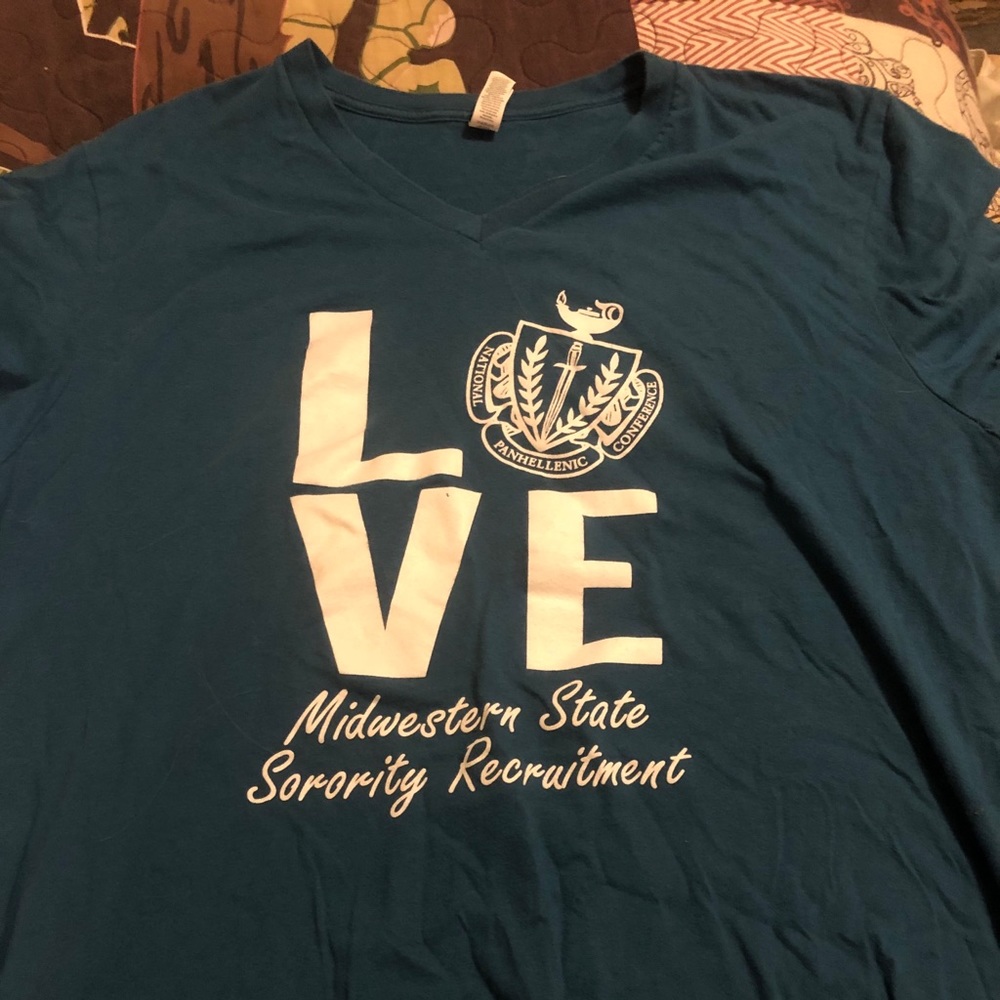 Alpha phi midwestern state v neck